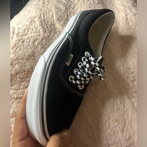 Black Era Vans (Sz 8.0 US men) (9.5 US women)